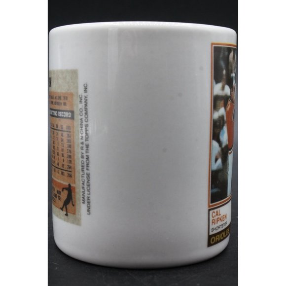 Vintage Topps Sporting News 1983 Cal Ripken Jr Baseball Card Mug MLB R & N China - Picture 4 of 9